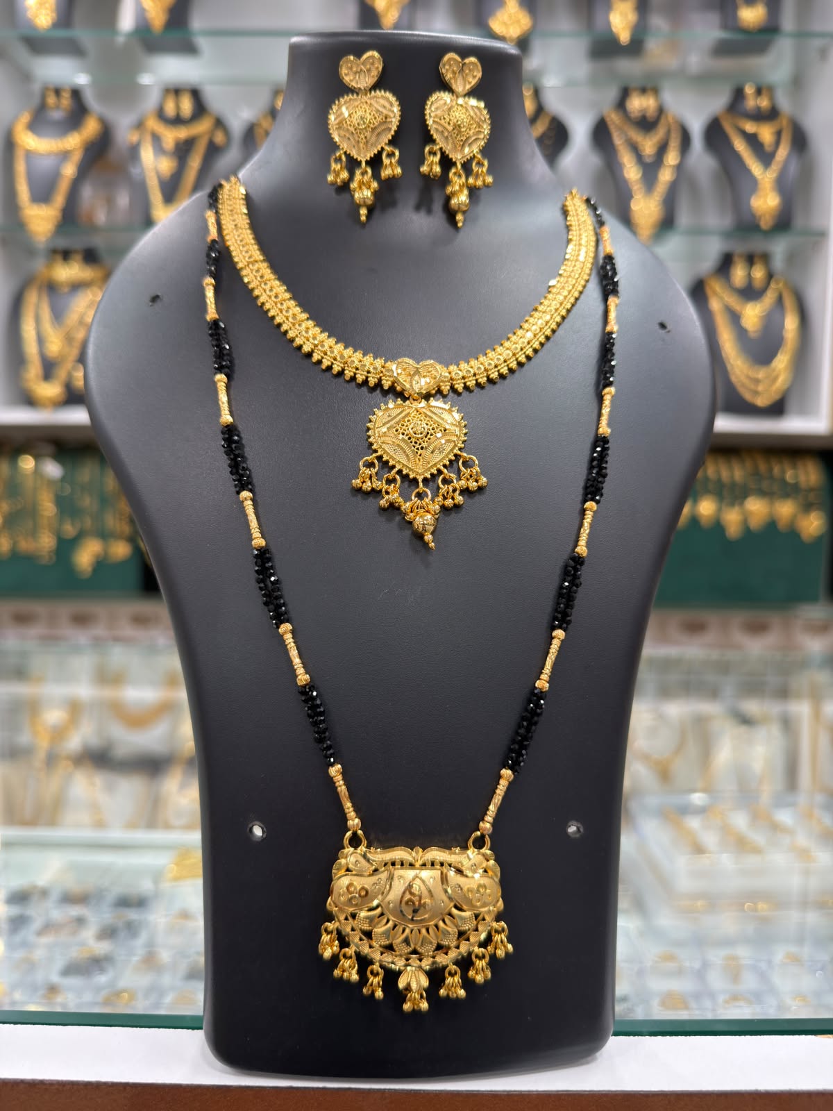 Bridal Gold-Plated Combo Set