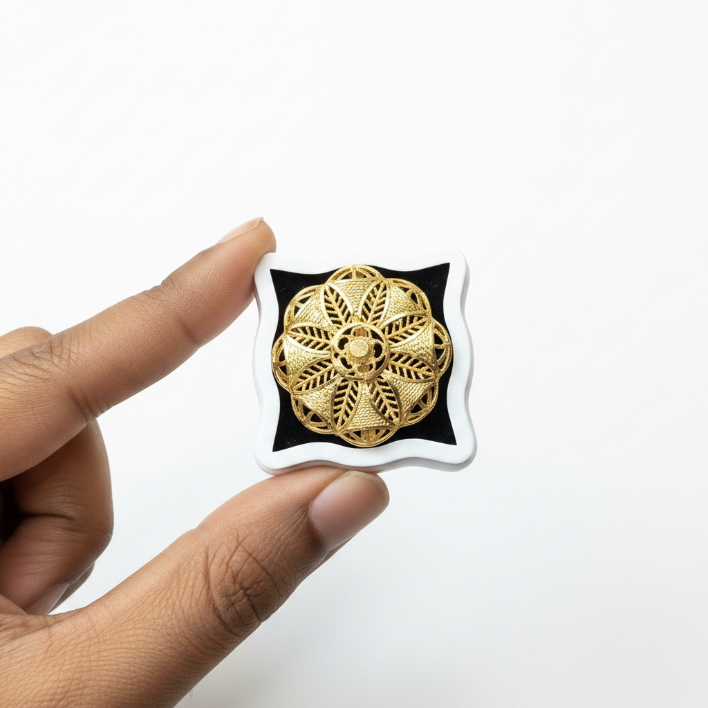Gold Filigree Statement Ring